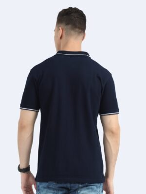 ORGANIC Premium Polo T-Shirt for Men ? 100% Cotton | 270 GSM | Biowash Softness | Velvet Tape Accents