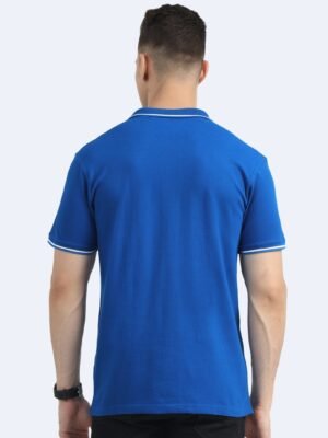 ORGANIC Premium Polo T-Shirt for Men ? 100% Cotton | 270 GSM | Biowash Softness | Velvet Tape Accents