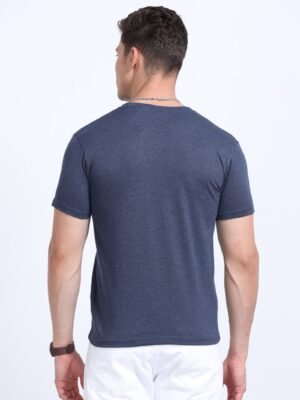 ECOBLEND Men?s Round Neck T-Shirt ? Premium Polycotton | 180 GSM | Sustainable & Biowash Finish