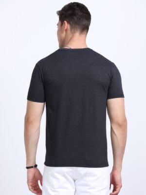 ECOBLEND Men?s Round Neck T-Shirt ? Premium Polycotton | 180 GSM | Sustainable & Biowash Finish