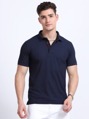 AEROPIQ Premium Polo T-Shirt for Men ? 100% Nano Poly | Cotton-Feel | 210 GSM | High-Performance Fabric