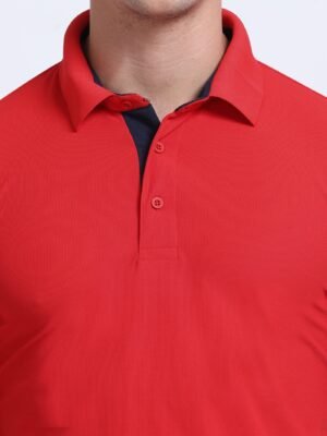 AEROPIQ Premium Polo T-Shirt for Men ? 100% Nano Poly | Cotton-Feel | 210 GSM | High-Performance Fabric