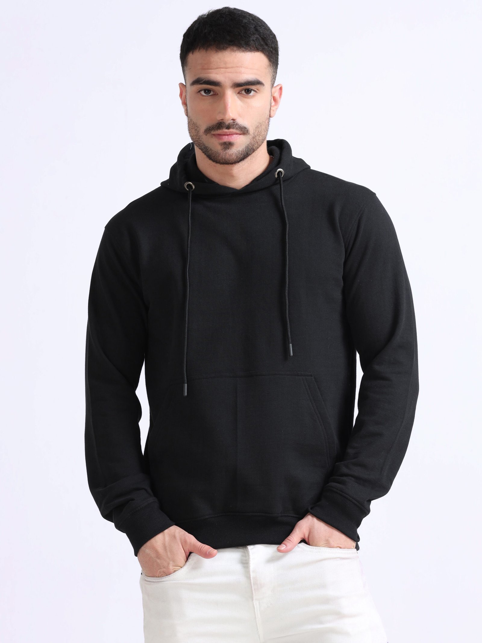 Men?s Premium Pullover Hoodie ? Cotton Rich | 320 GSM | Biowash Softness | Without Zip