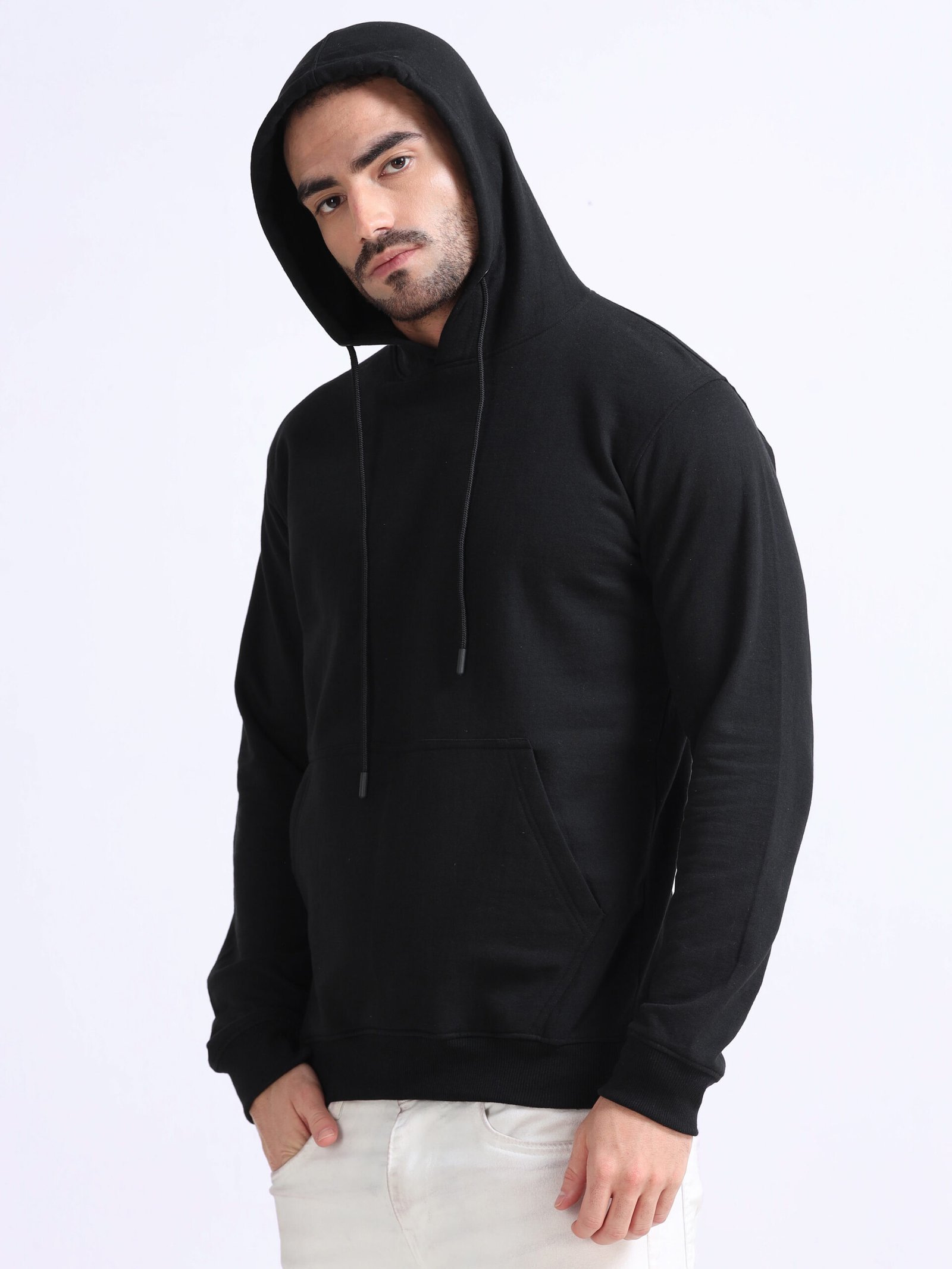 Men?s Premium Pullover Hoodie ? Cotton Rich | 320 GSM | Biowash Softness | Without Zip