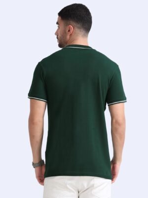 ORGANIC Premium Polo T-Shirt for Men ? 100% Cotton | 270 GSM | Biowash Softness | Velvet Tape Accents