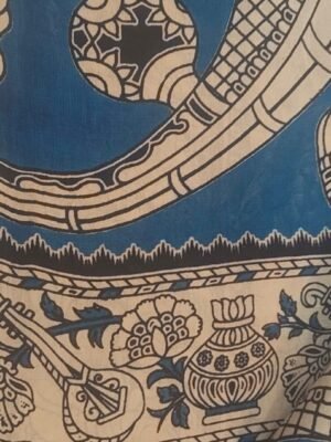 Kalamkaari Sarees - Blue