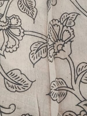 Kalamkaari Sarees - White