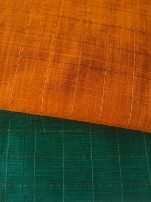 Rawsilk Dress materials - MUSTERD YELLOW