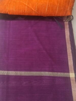 Rawsilk Dress materials - RUST ORANGE