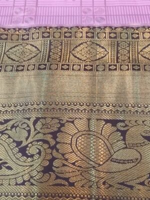 Dharmavaram semi silk sarees - PINK