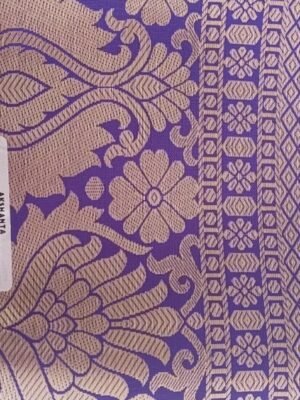 DARMAVARAM SEMI SILK PAVADA JACKET - YELLOW