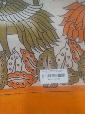 KALAMKAARI SAREES - ORANGE