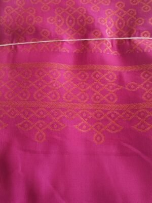 SEMI SILK DRESS MATERIAL - PINK
