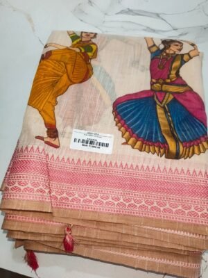 Khadi Digital Print Sarees