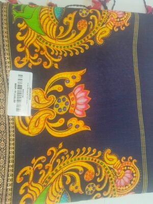 Ruby Silk Digital Print Sarees - Blue