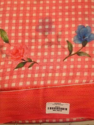Cotton Magic Mudra Saree - PINK