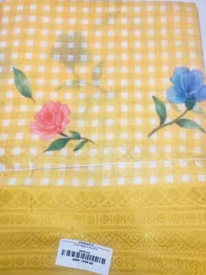 Cotton Magic Mudra Saree - Yellow