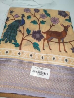 Cotton Magic Mudra Saree - Blue