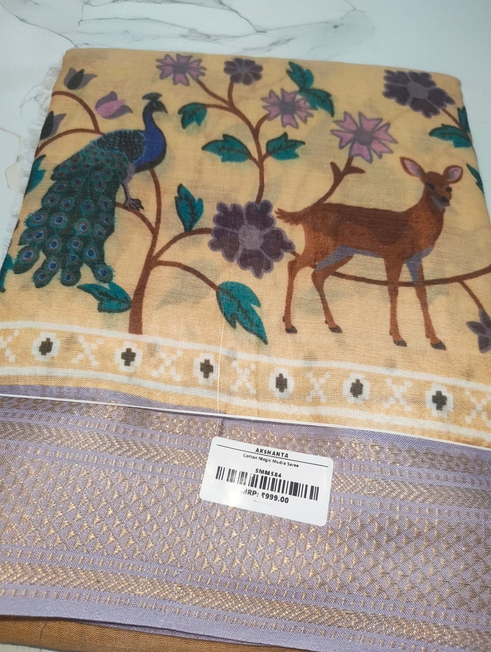 Khadi Digital Print Sarees