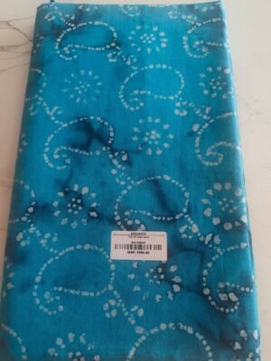 Pure VIP Cotton Saree - Sky Blue