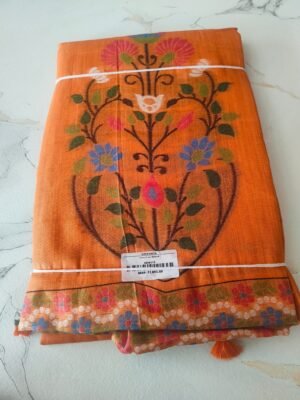 Fancy Dress Material - Orange