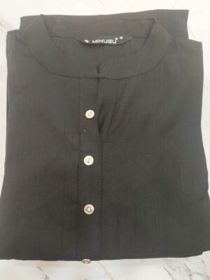 Rayon Kurti Black - S